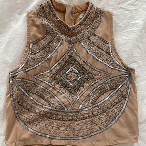 Revolve embellished cropped top